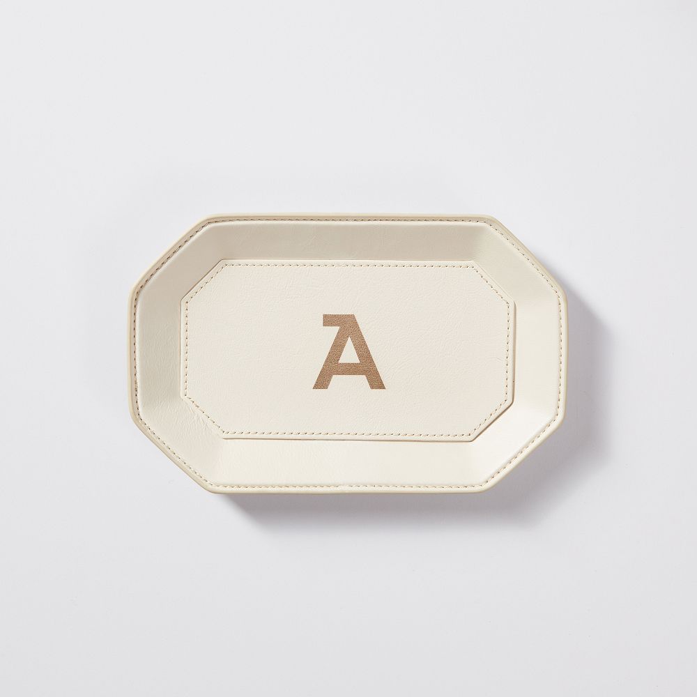 Geo Leather Catchall