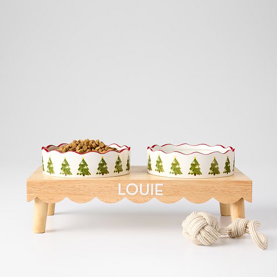 Holiday Ceramic Pet Bowl