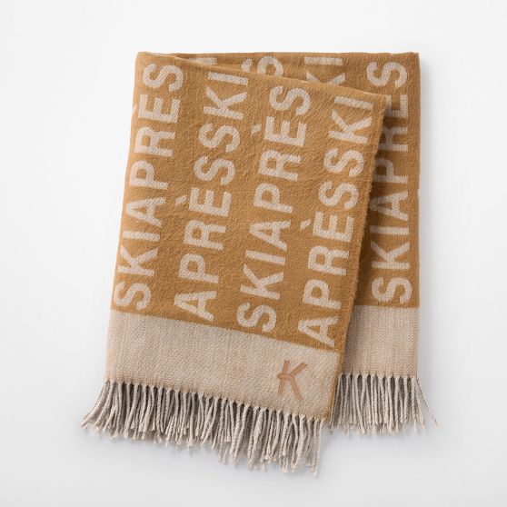 Après Ski Italian Throw Blanket
