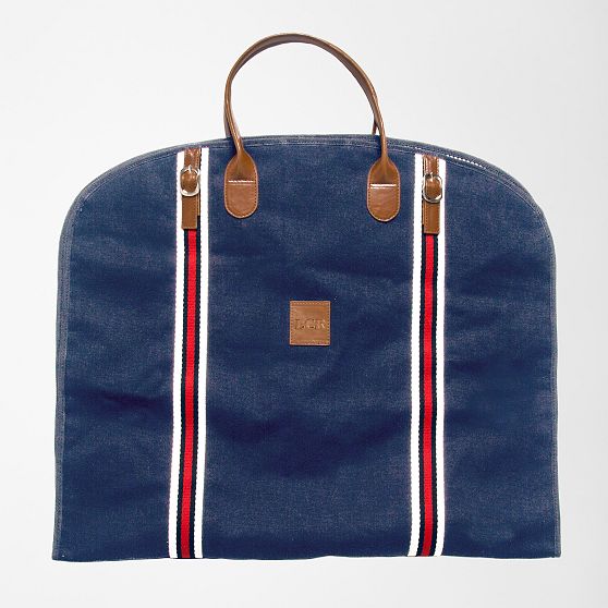 Canvas Twill Stripe Garment Bag