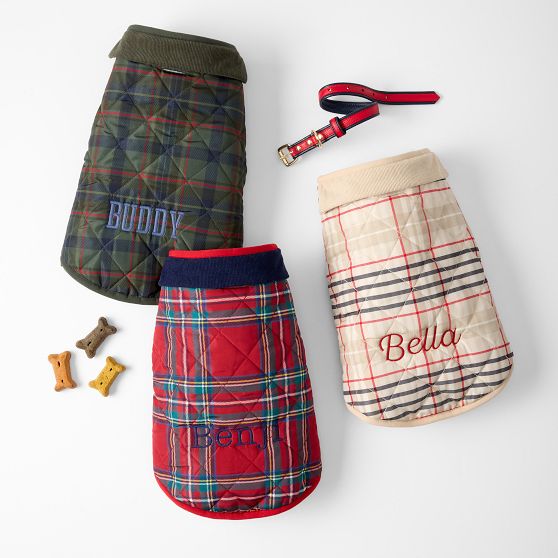 Plaid Sherpa Dog Jacket