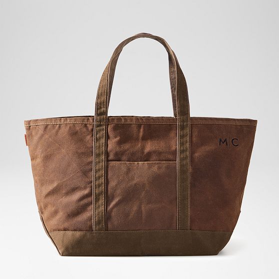 Waxed Canvas Tote Bag
