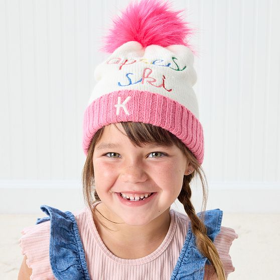 Baby + Kids Faux Fur Pom Pom Hat