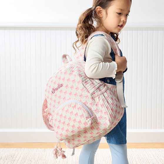 Block Print Quilted Backpack