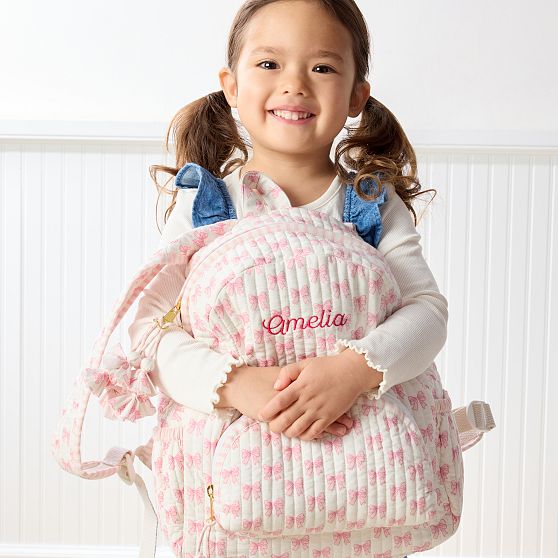 Block Print Quilted Backpack