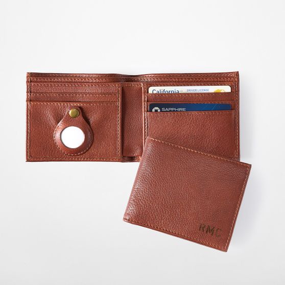 Harrison Leather Wallet for AirTag