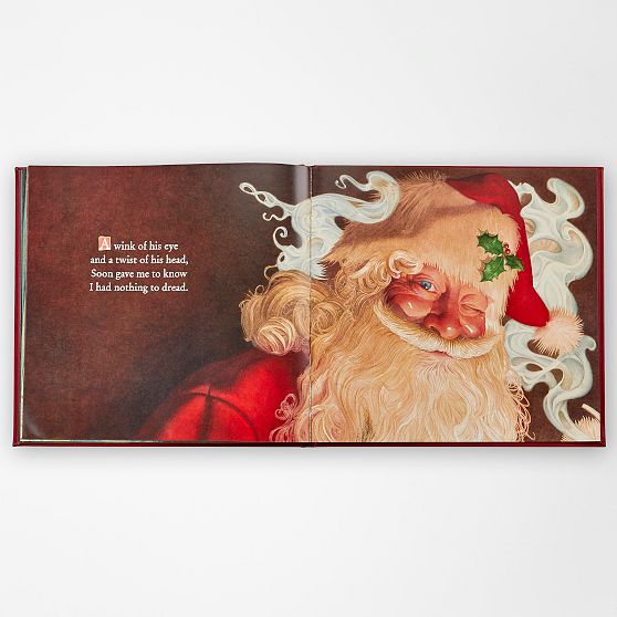 "The Night Before Christmas" Leather Bound Book
