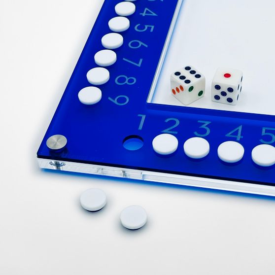 Acrylic Shut the Box Game Set