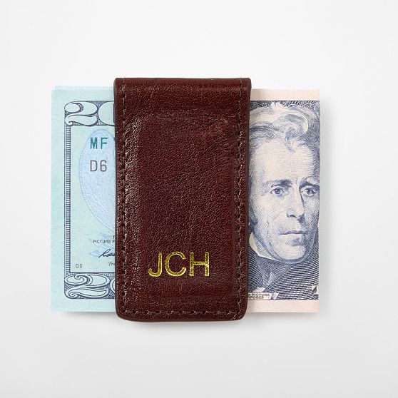 Marco Italian Leather Magnetic Money Clip