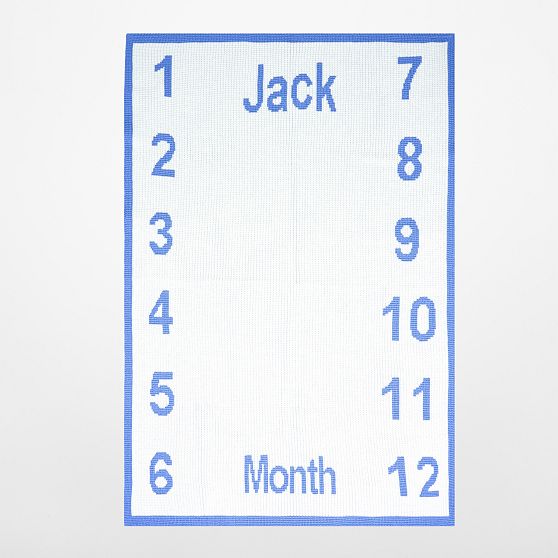 Milestone Baby Blanket