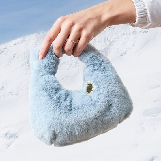 Italian Faux Fur Party Bag