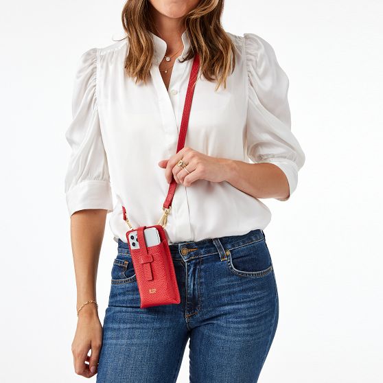 Leather Phone Crossbody