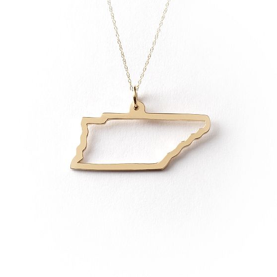 Maya Brenner Tennessee State Necklace