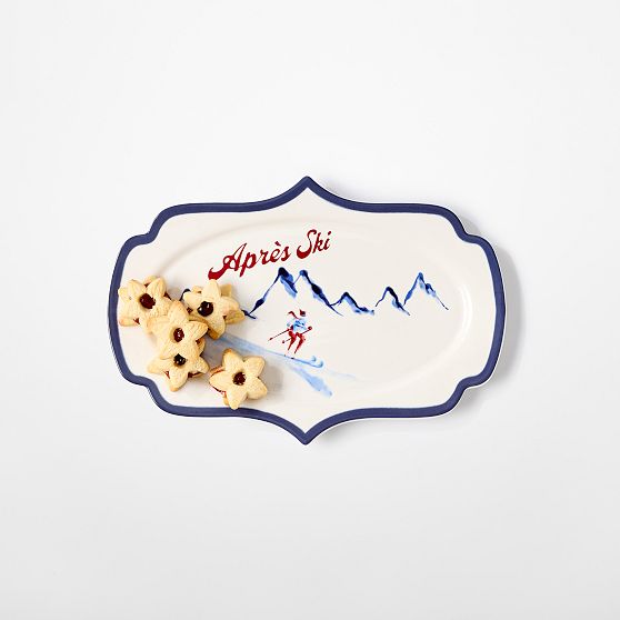Ski Chalet Serving Platter