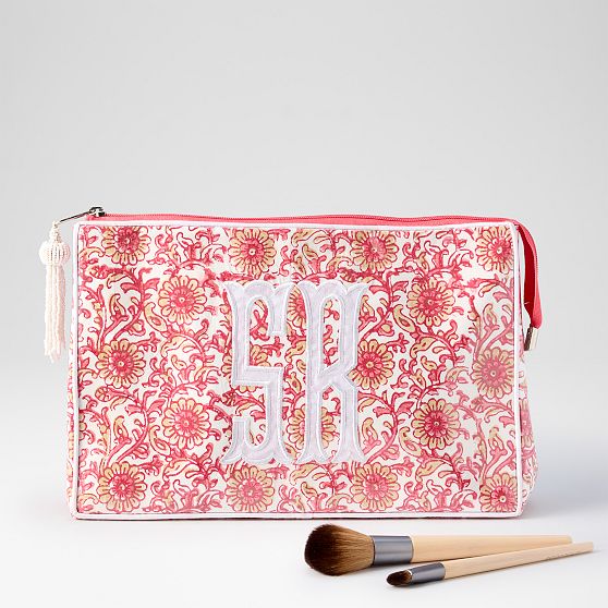 Clear Coated Applique Pouch