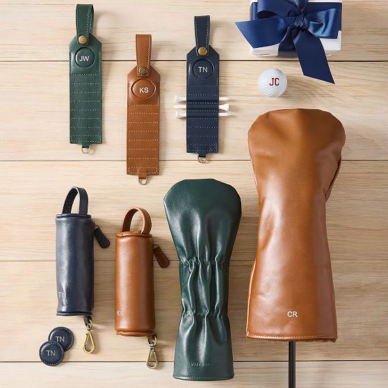 Graham Leather Golf Headcovers, Set of 3