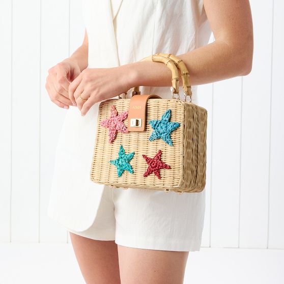Starfish Bamboo Wicker Bag