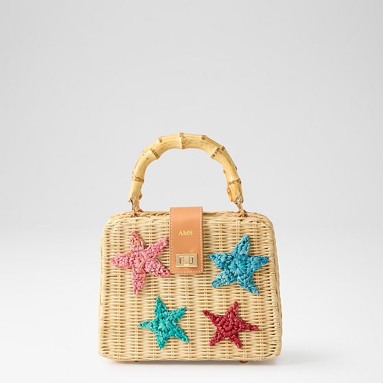 Starfish Bamboo Wicker Bag