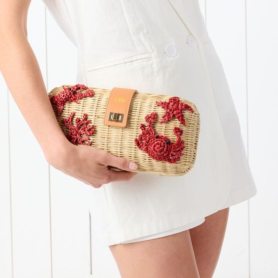 Under the Sea Wicker Clutch