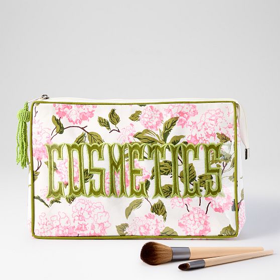 Clear Coated Applique Pouch