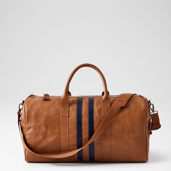 Varsity Leather Duffle Bag