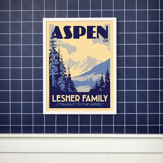 Alpine Valley Personalized Wall Art