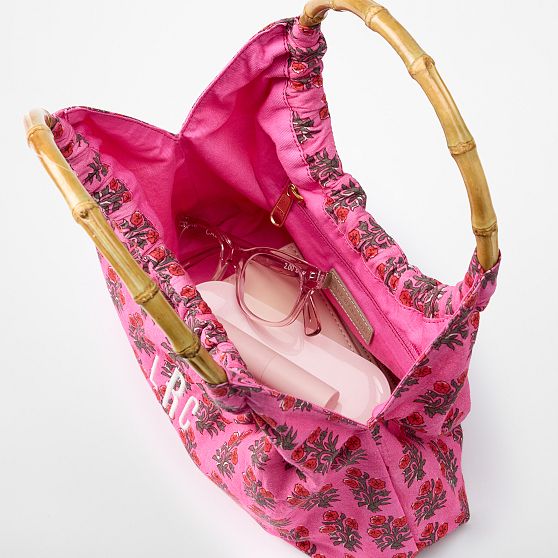 Block Print Bamboo Handbag