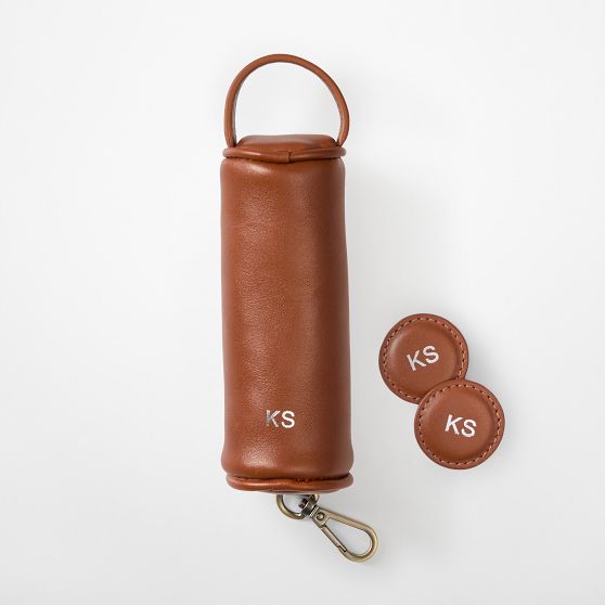 Graham Leather Golf Ball Pouch
