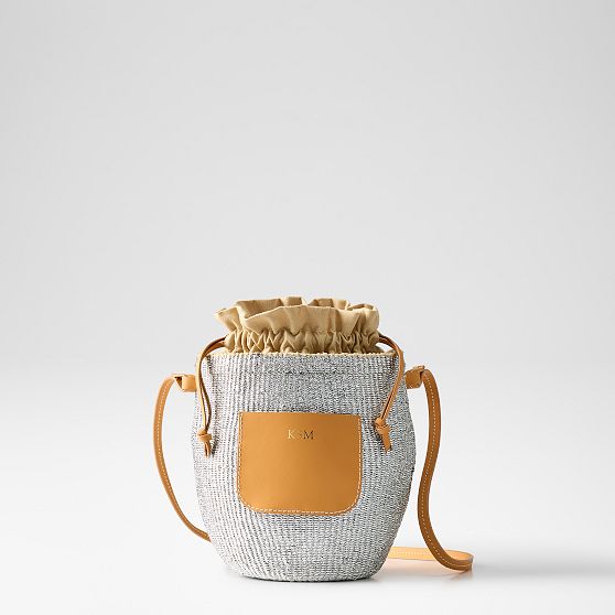 Handwoven Metallic Crossbody