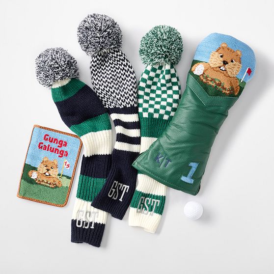 Smathers &amp; Branson Needlepoint Golf Scorecard Holder