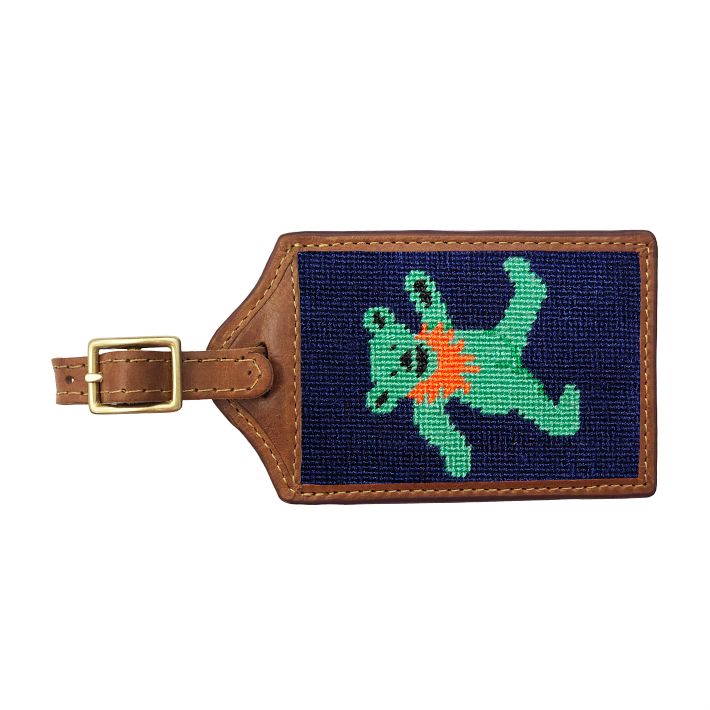 Pineapple Needlepoint Luggage Tag - Thumbnail 2