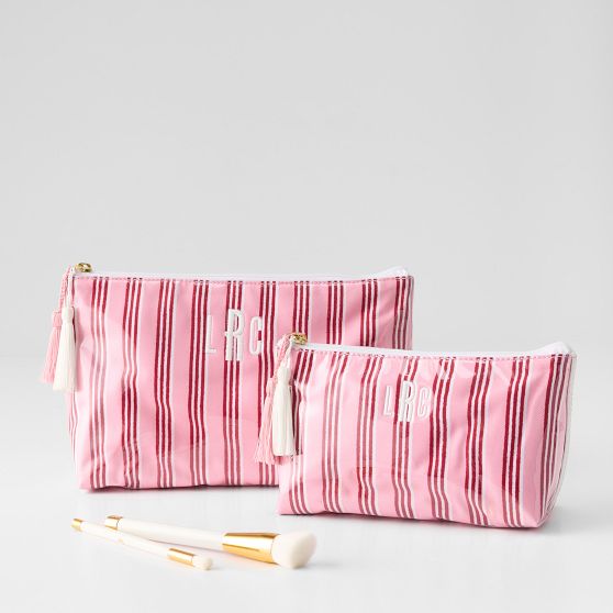 Clear Coated Travel Pouch, Set of 2