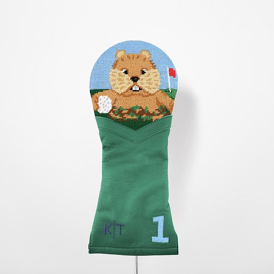 Smathers &amp; Branson Needlepoint Golf Driver Cover