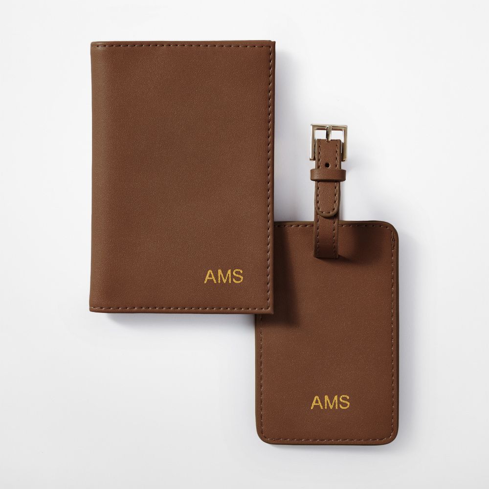 Fillmore Luggage Tag & Passport Case Set | Mark and Graham
