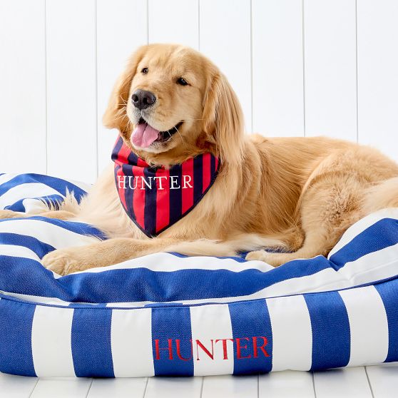 Cabana Stripe Outdoor Dog Bed Lounger