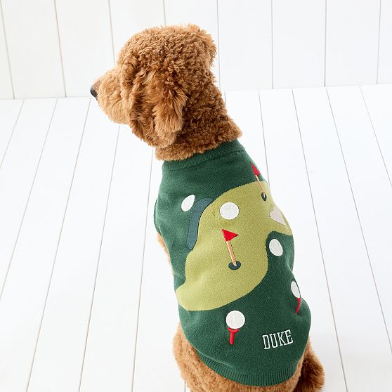 Country Club Knit Dog Sweater