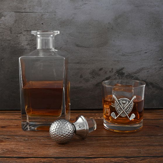 Golf Decanter and Glasses Set