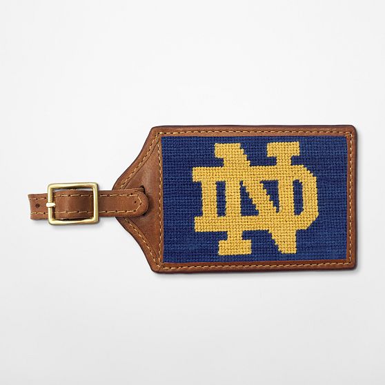 Smathers &amp; Branson Collegiate Needlepoint Luggage Tag