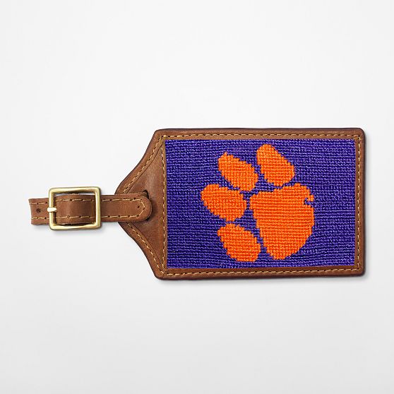 Smathers &amp; Branson Collegiate Needlepoint Luggage Tag