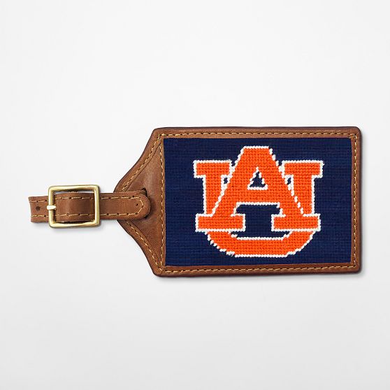 Smathers &amp; Branson Collegiate Needlepoint Luggage Tag