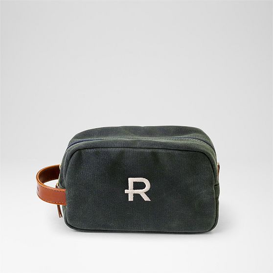 Hudson Sutler Waxed Canvas and Leather Travel Pouch