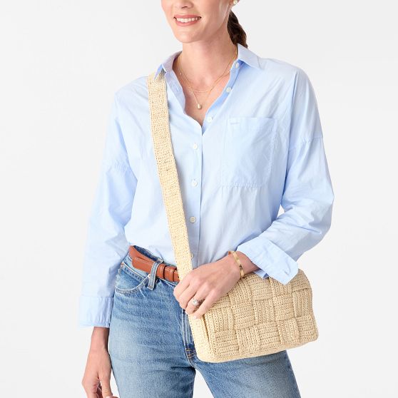 Maya Handwoven Crossbody Clutch