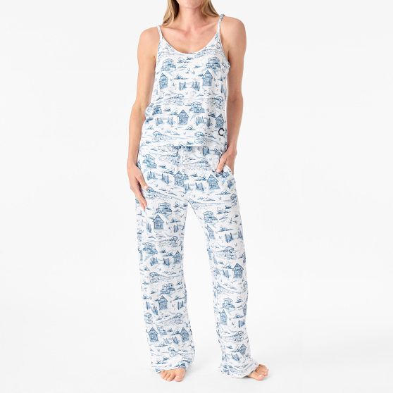 Nantucket Toile Cami and Pants Pajama Set