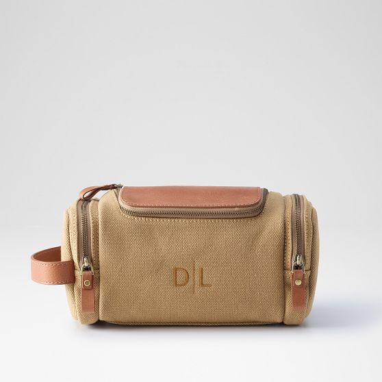 Graham Canvas and Leather Travel Pouch
