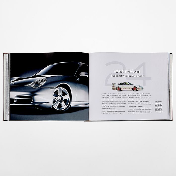 Leather Bound Porsche 70 Years Book | Mark and Graham
