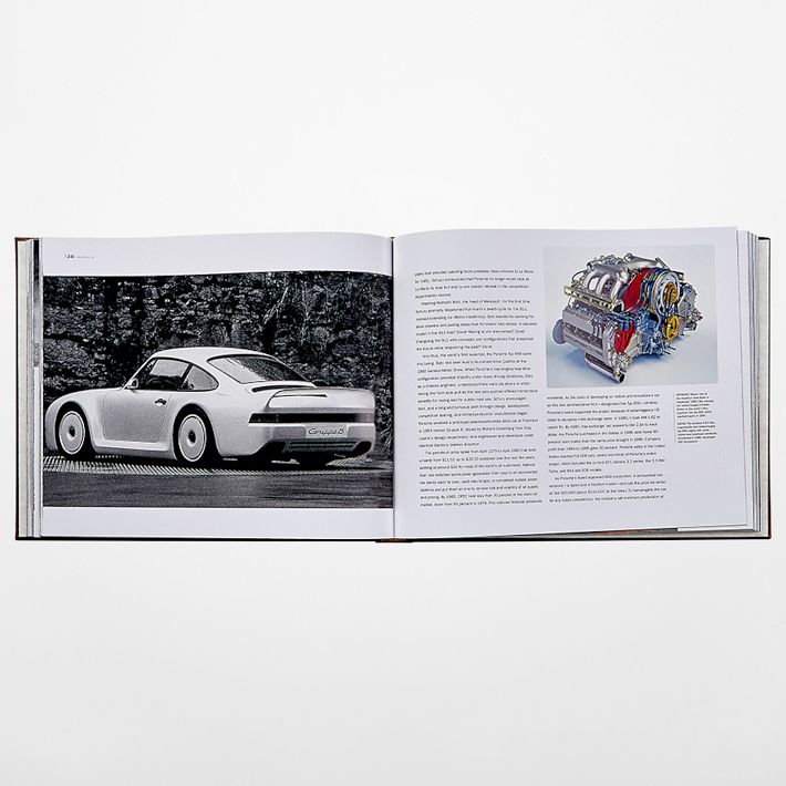 Leather Bound Porsche 70 Years Book | Mark and Graham