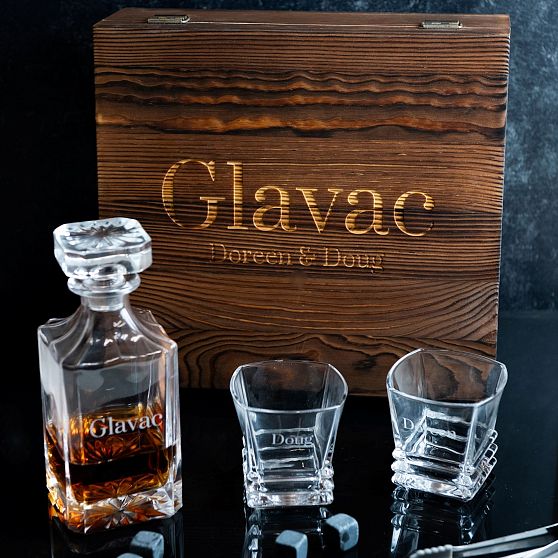 Whiskey Decanter Gift Set