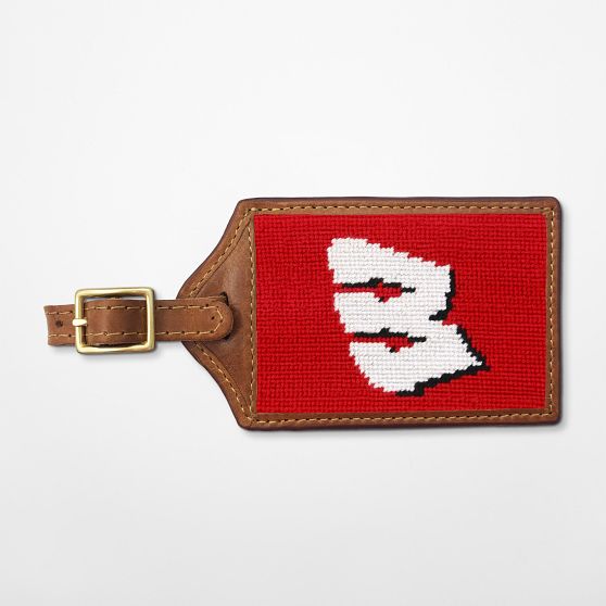 Smathers &amp; Branson Collegiate Needlepoint Luggage Tag