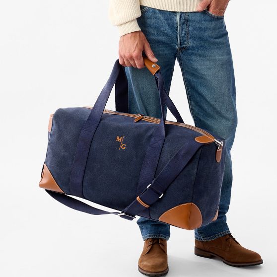 Jordan Canvas and Leather Weekender