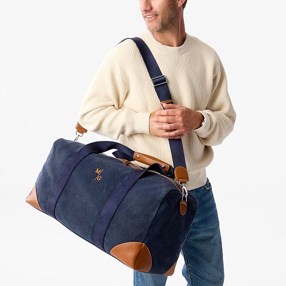 Jordan Canvas and Leather Weekender
